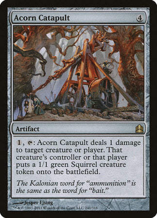 Acorn Catapult [Commander 2011] | Magic Magpie