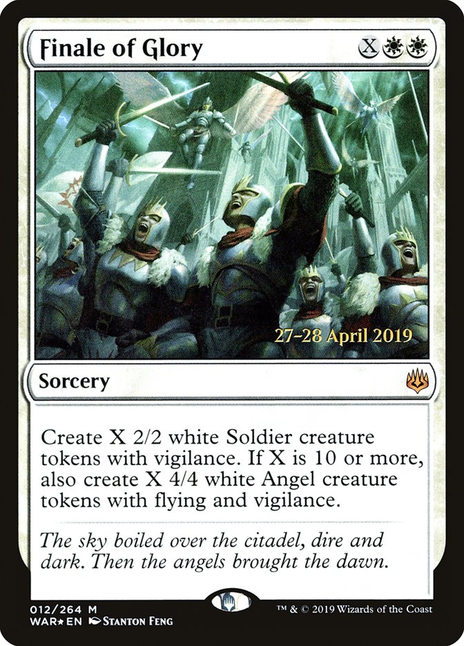 Finale of Glory  [War of the Spark Prerelease Promos] | Magic Magpie