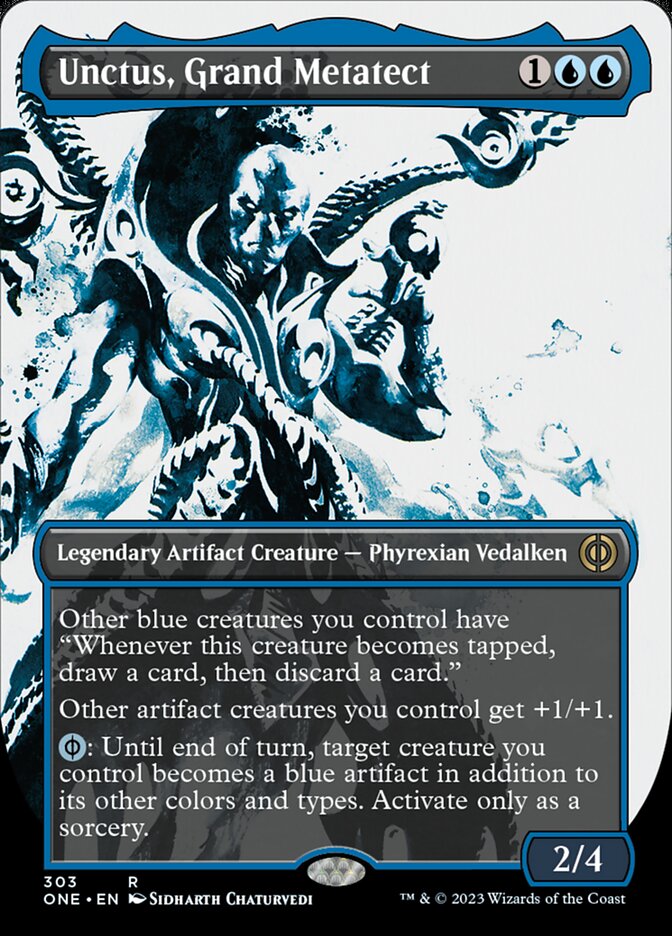 Unctus, Grand Metatect (Borderless Ichor) [Phyrexia: All Will Be One] | Magic Magpie