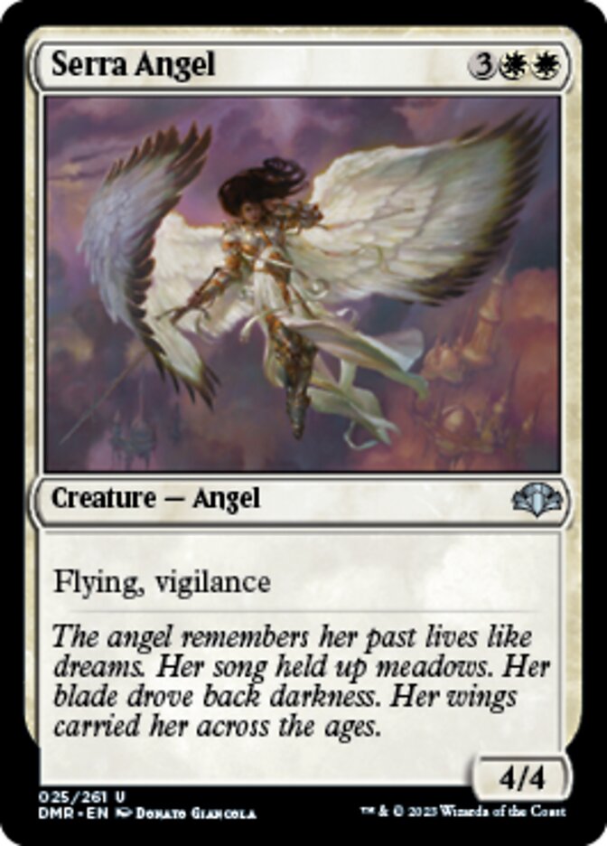 Serra Angel [Dominaria Remastered] | Magic Magpie