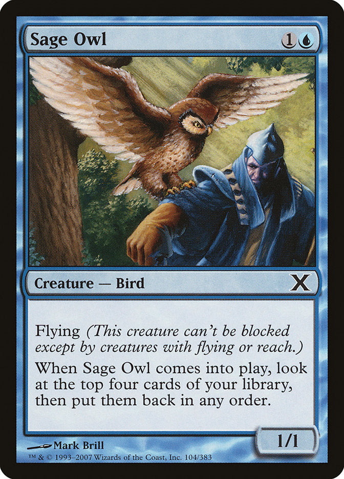 Sage Owl [Tenth Edition] | Magic Magpie