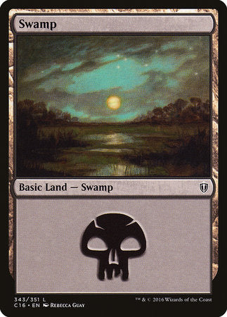 Swamp (343) [Commander 2016] | Magic Magpie