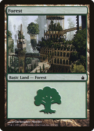 Forest (304) [Ravnica: City of Guilds] | Magic Magpie