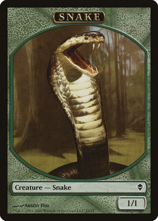 Snake Token [Zendikar Tokens] | Magic Magpie