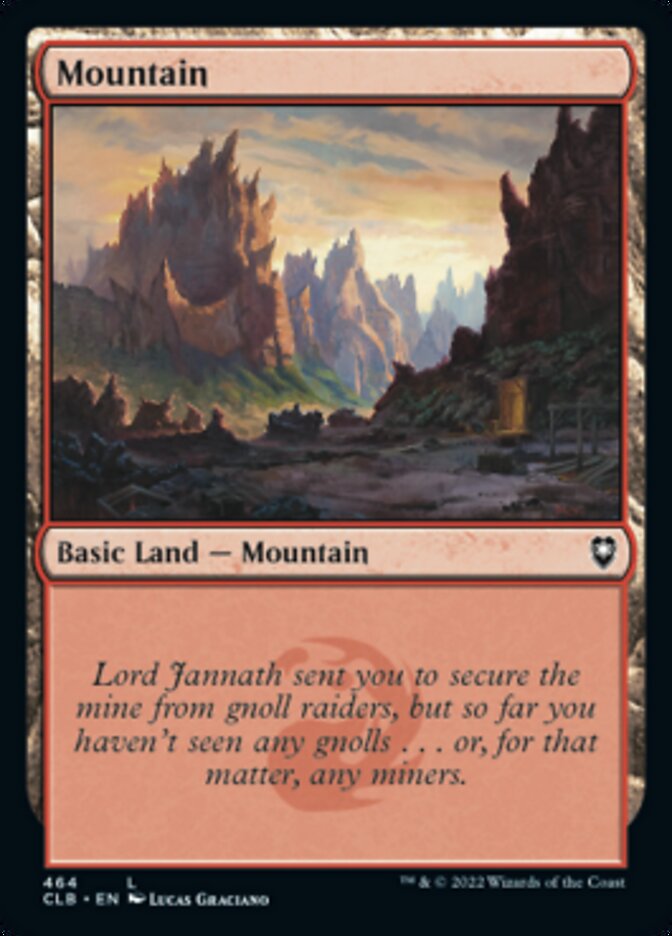 Mountain (464) [Commander Legends: Battle for Baldur's Gate] | Magic Magpie