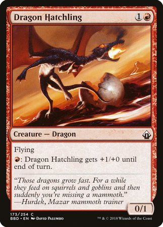 Dragon Hatchling [Battlebond] | Magic Magpie