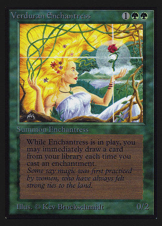 Verduran Enchantress (IE) [Intl. Collectors’ Edition] | Magic Magpie