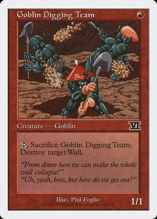 Goblin Digging Team [Classic Sixth Edition] | Magic Magpie