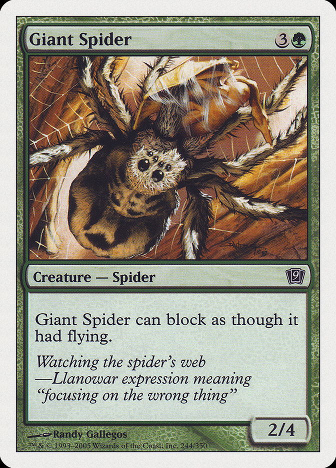 Giant Spider [Ninth Edition] | Magic Magpie