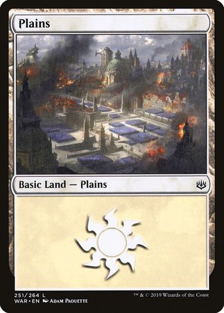 Plains (251) [War of the Spark] | Magic Magpie