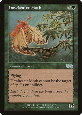 Hawkeater Moth [Urza's Saga] | Magic Magpie