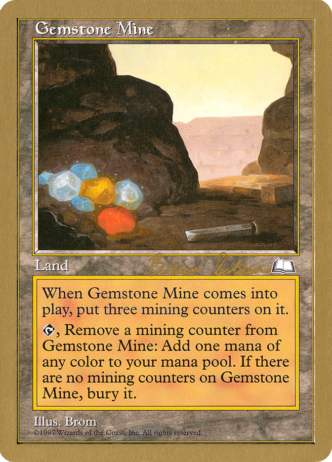 Gemstone Mine (Brian Selden) [World Championship Decks 1998] | Magic Magpie