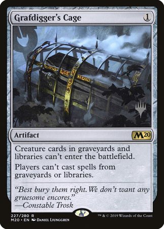 Grafdigger's Cage [Core Set 2020 Promos] | Magic Magpie