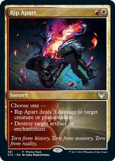 Rip Apart (Promo Pack) [Strixhaven: School of Mages] | Magic Magpie