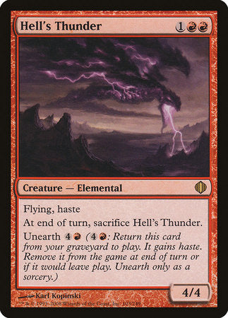 Hell's Thunder [Shards of Alara] | Magic Magpie