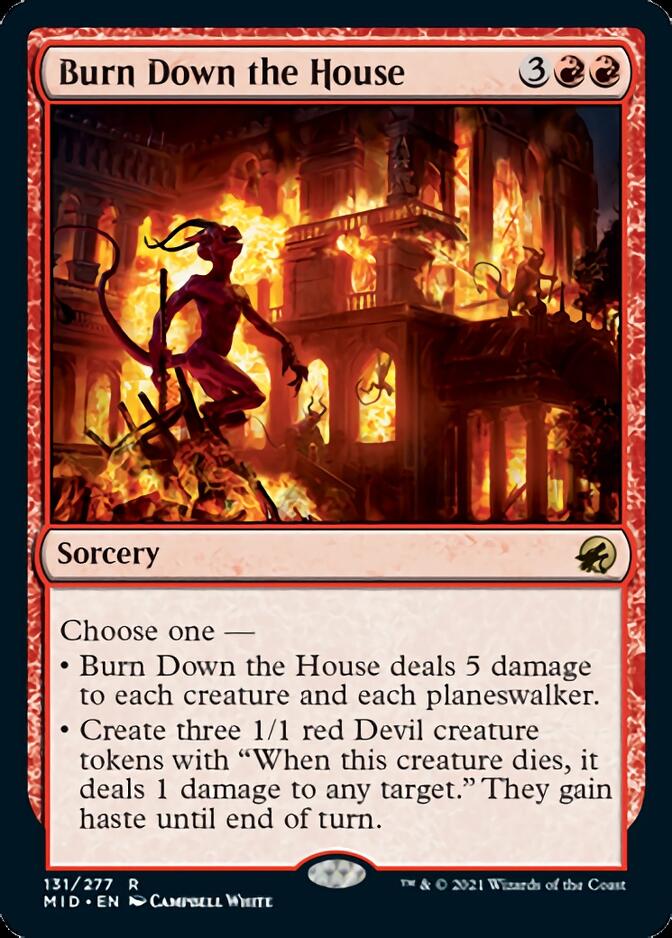 Burn Down the House [Innistrad: Midnight Hunt] | Magic Magpie