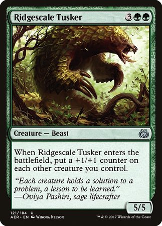 Ridgescale Tusker [Aether Revolt] | Magic Magpie