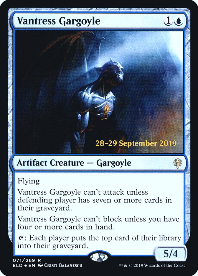 Vantress Gargoyle  [Throne of Eldraine Prerelease Promos] | Magic Magpie