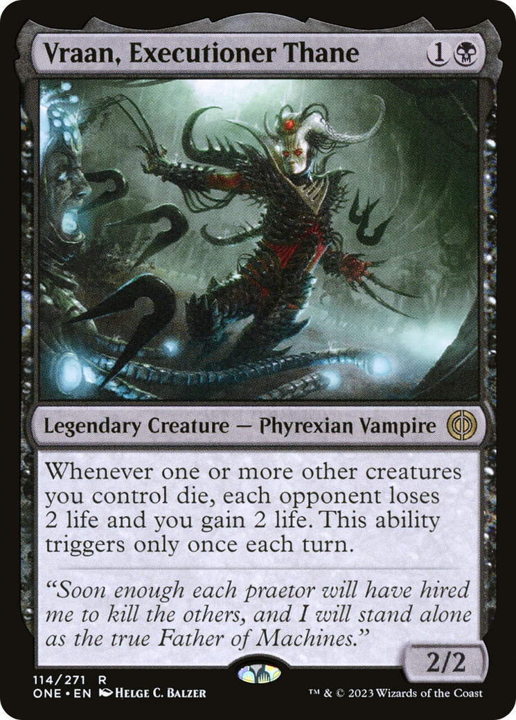 Vraan, Executioner Thane [Phyrexia: All Will Be One] | Magic Magpie