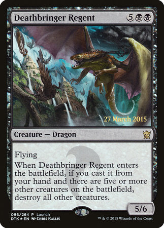 Deathbringer Regent [Dragons of Tarkir Promos] | Magic Magpie