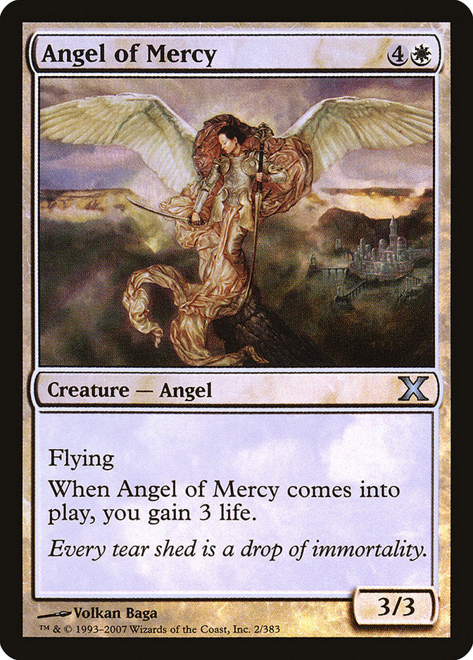 Angel of Mercy (Premium Foil) [Tenth Edition] | Magic Magpie