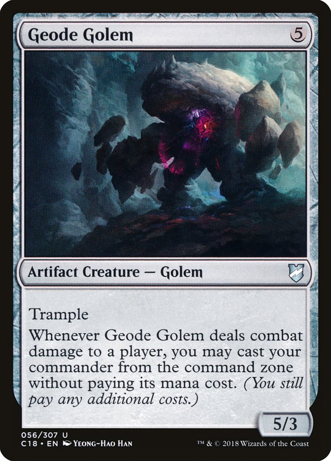 Geode Golem [Commander 2018] | Magic Magpie