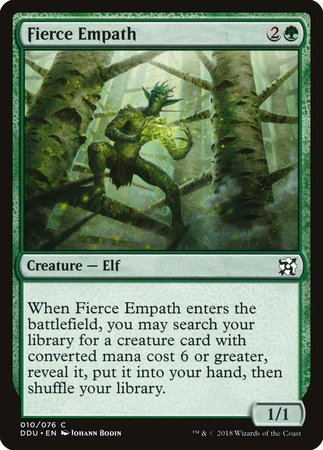 Fierce Empath [Duel Decks: Elves vs. Inventors] | Magic Magpie