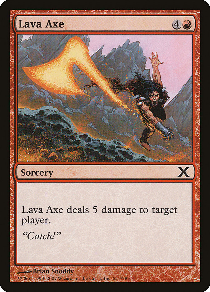 Lava Axe [Tenth Edition] | Magic Magpie