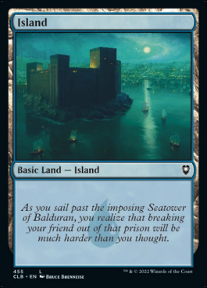 Island (455) [Commander Legends: Battle for Baldur's Gate] | Magic Magpie