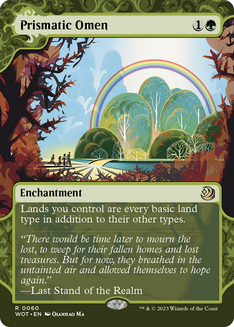 Prismatic Omen [Wilds of Eldraine: Enchanting Tales] | Magic Magpie