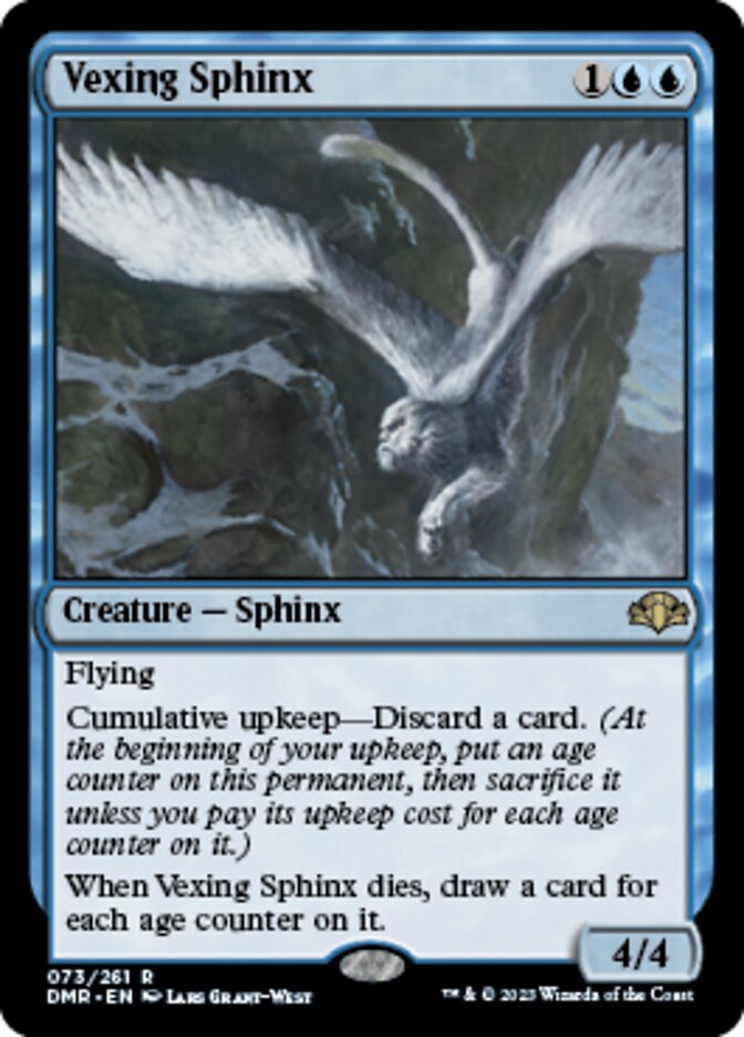 Vexing Sphinx [Dominaria Remastered] | Magic Magpie