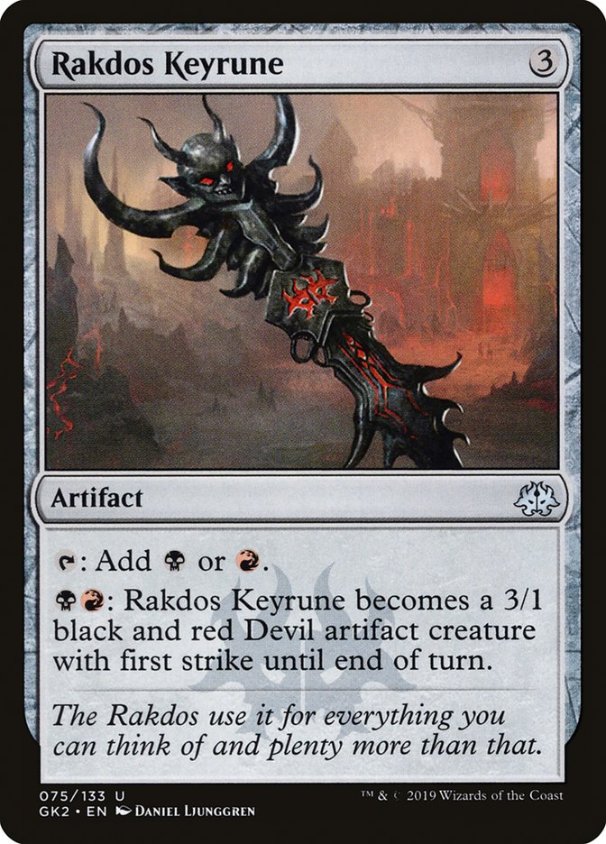 Rakdos Keyrune [Ravnica Allegiance Guild Kit] | Magic Magpie