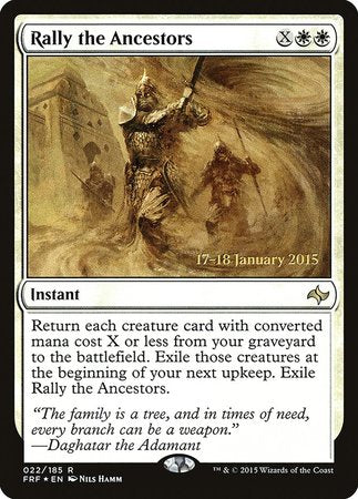 Rally the Ancestors [Fate Reforged Promos] | Magic Magpie