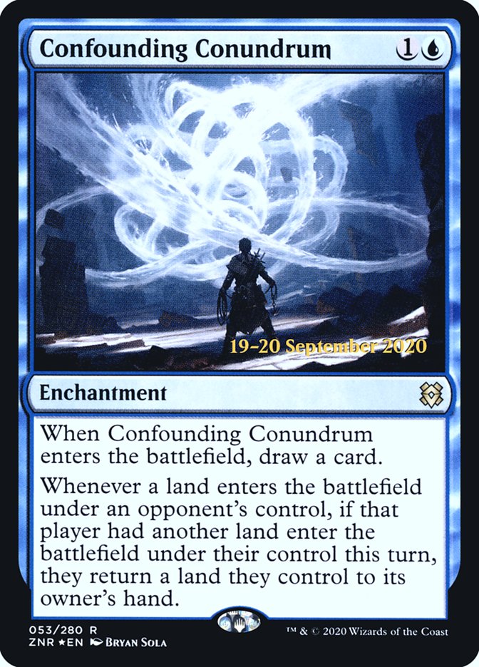 Confounding Conundrum  [Zendikar Rising Prerelease Promos] | Magic Magpie