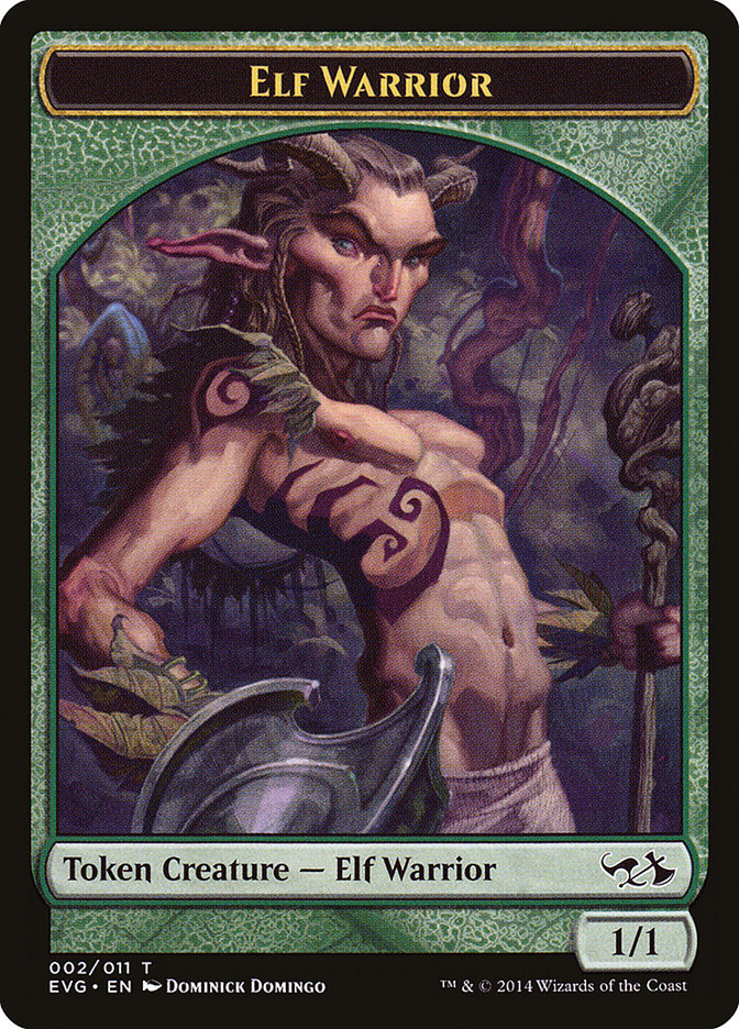 Elf Warrior Token (Elves vs. Goblins) [Duel Decks Anthology Tokens] | Magic Magpie