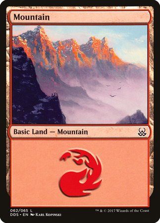 Mountain (62) [Duel Decks: Mind vs. Might] | Magic Magpie