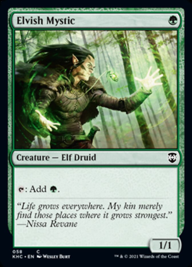 Elvish Mystic [Kaldheim Commander] | Magic Magpie