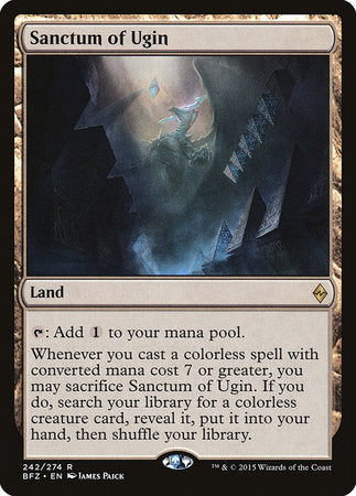 Sanctum of Ugin [Battle for Zendikar] | Magic Magpie