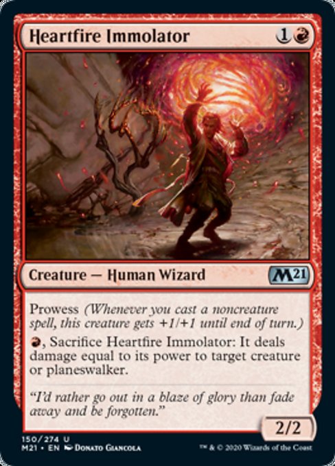 Heartfire Immolator [Core Set 2021] | Magic Magpie