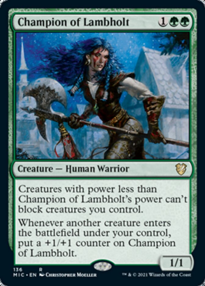 Champion of Lambholt [Innistrad: Midnight Hunt Commander] | Magic Magpie