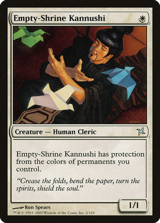 Empty-Shrine Kannushi [Betrayers of Kamigawa] | Magic Magpie