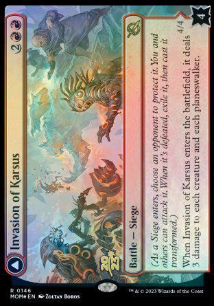 Invasion of Karsus // Refraction Elemental [March of the Machine Prerelease Promos] | Magic Magpie