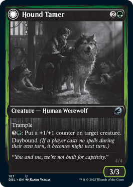 Hound Tamer // Untamed Pup [Innistrad: Double Feature] | Magic Magpie