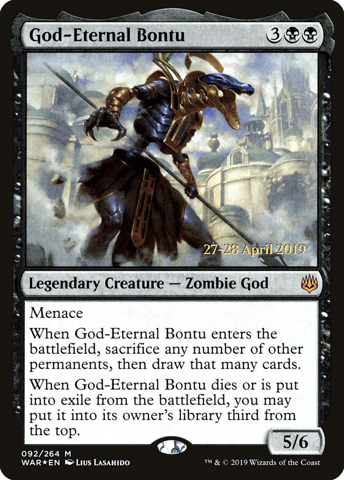 God-Eternal Bontu  [War of the Spark Prerelease Promos] | Magic Magpie