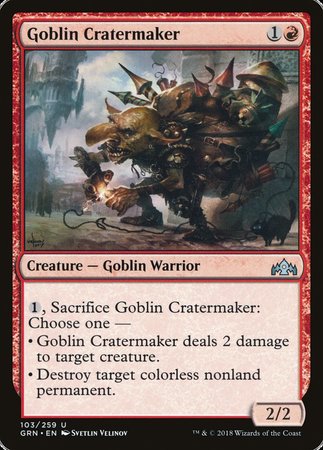 Goblin Cratermaker [Guilds of Ravnica] | Magic Magpie
