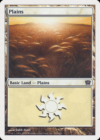 Plains (333) [Ninth Edition] | Magic Magpie