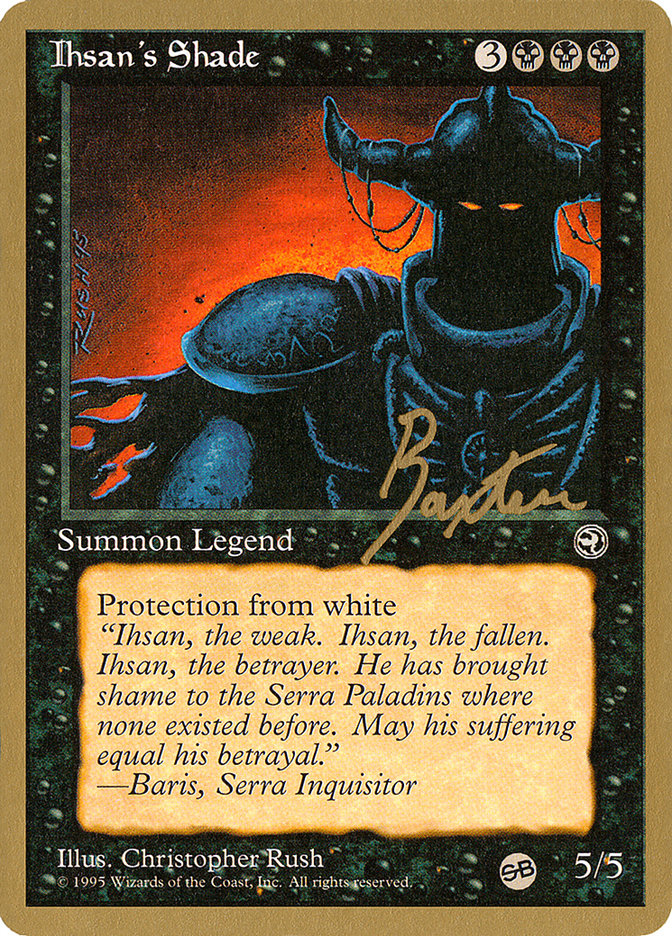 Ihsan's Shade (George Baxter) (SB) [Pro Tour Collector Set] | Magic Magpie