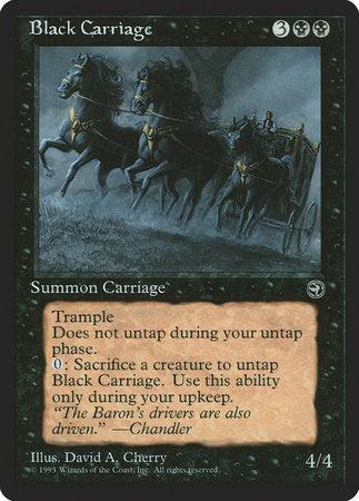 Black Carriage [Homelands] | Magic Magpie