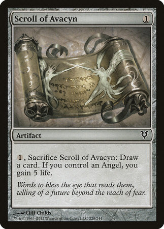Scroll of Avacyn [Avacyn Restored] | Magic Magpie