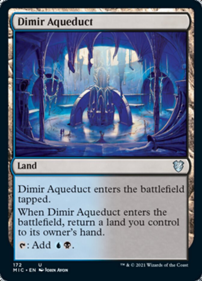 Dimir Aqueduct [Innistrad: Midnight Hunt Commander] | Magic Magpie